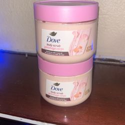 Dove Body Scrub 15 oz.  $ 5 each 