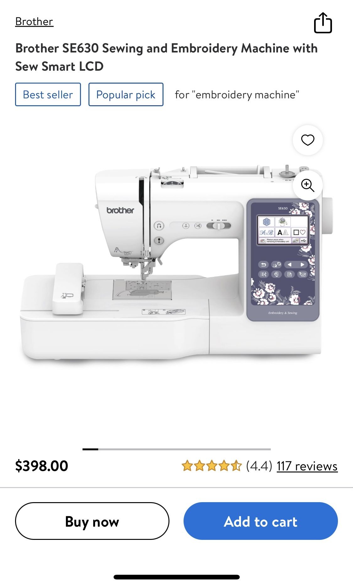 Brother SE630 Embroidery/sewing Machine for Sale in Visalia, CA OfferUp