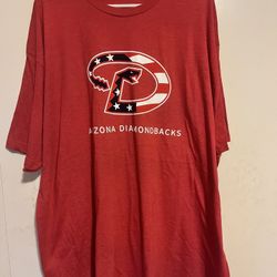 Arizona Diamondbacks Patriotic D Shirt 3XL