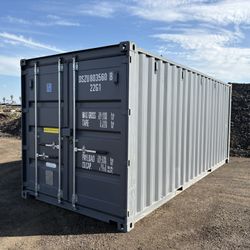 20 FOOT 1-TRIP/NEWER STD 8’6 TALL SHIPPING CONTAINER 