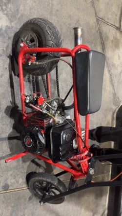 Stretched ct100u mini bike