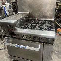 Used Imperial Gas Combo Range Oven