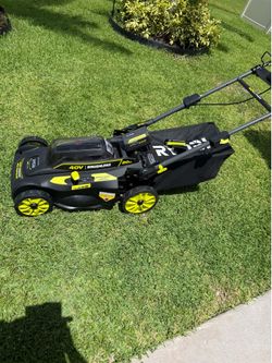 Ryobi battery lawn mower