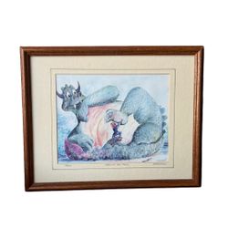 15”x12” Framed “Removing the Thorn” by Ron Rodecker 