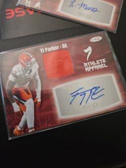 Football College Sport Autograph Cards Lot