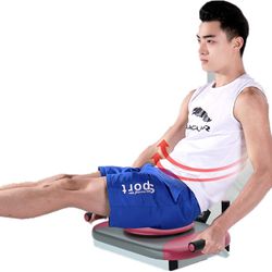 Portable multi-munction abdominal exercise machine pink/grey