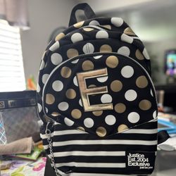 Justice backpack with Detachable Wristlet 