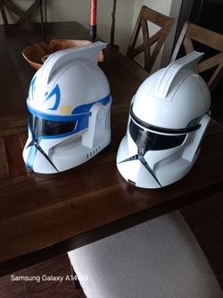 Star Wars Clone Trooper Helmet Lot of 2