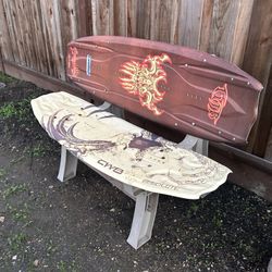 Wake Board Bench Table In Good Shape 