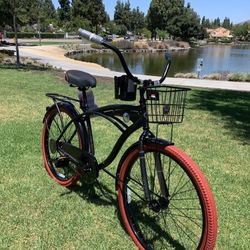 New Awesome 😎 Men’s Beach Cruiser Bike Bicycle Standard Adult Size 26” Tires 