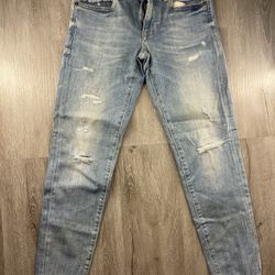 Polo Ralph Lauren Distressed Skinny Jeans Women 25R 