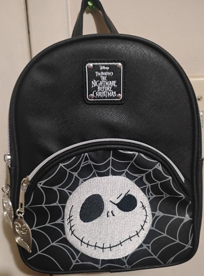 Disney Nightmare Before Christmas Jack Skellington Women's Mini Backpack, Black