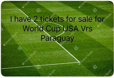 World Cup tickets USA VRs Paraguay