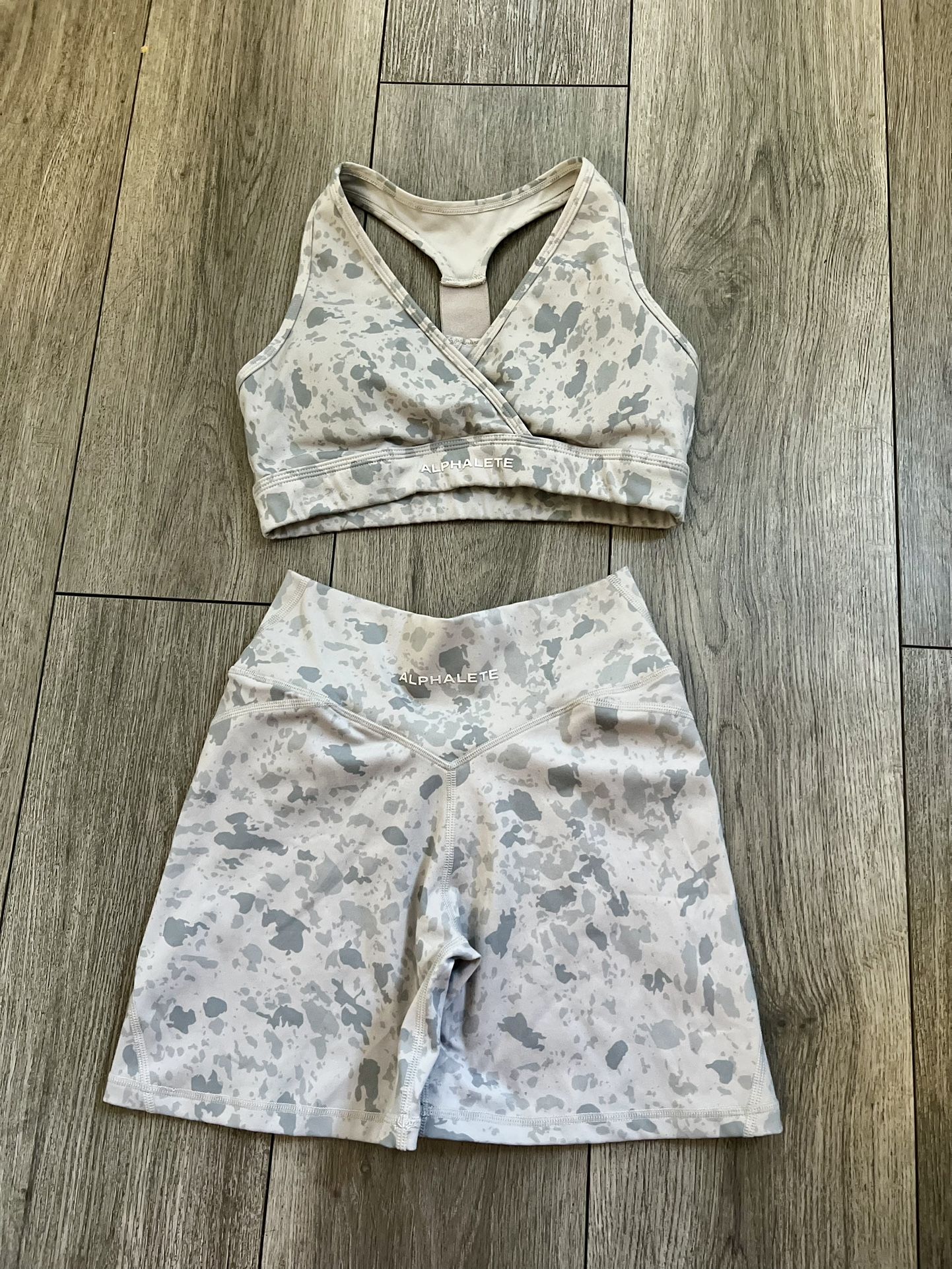 Alphalete Sports Bra and Shorts