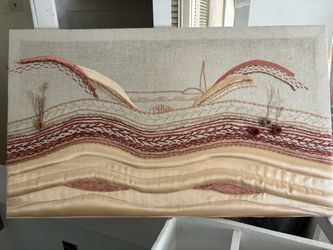 Large Boho Mixed Media Art
