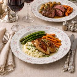 Empress China Japan 1980s Seville Floral Set Of 8 Dinner Plates, 10”