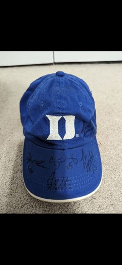 Duke Hat Signed by Coach K & Most of 2005-06 Basketball Team