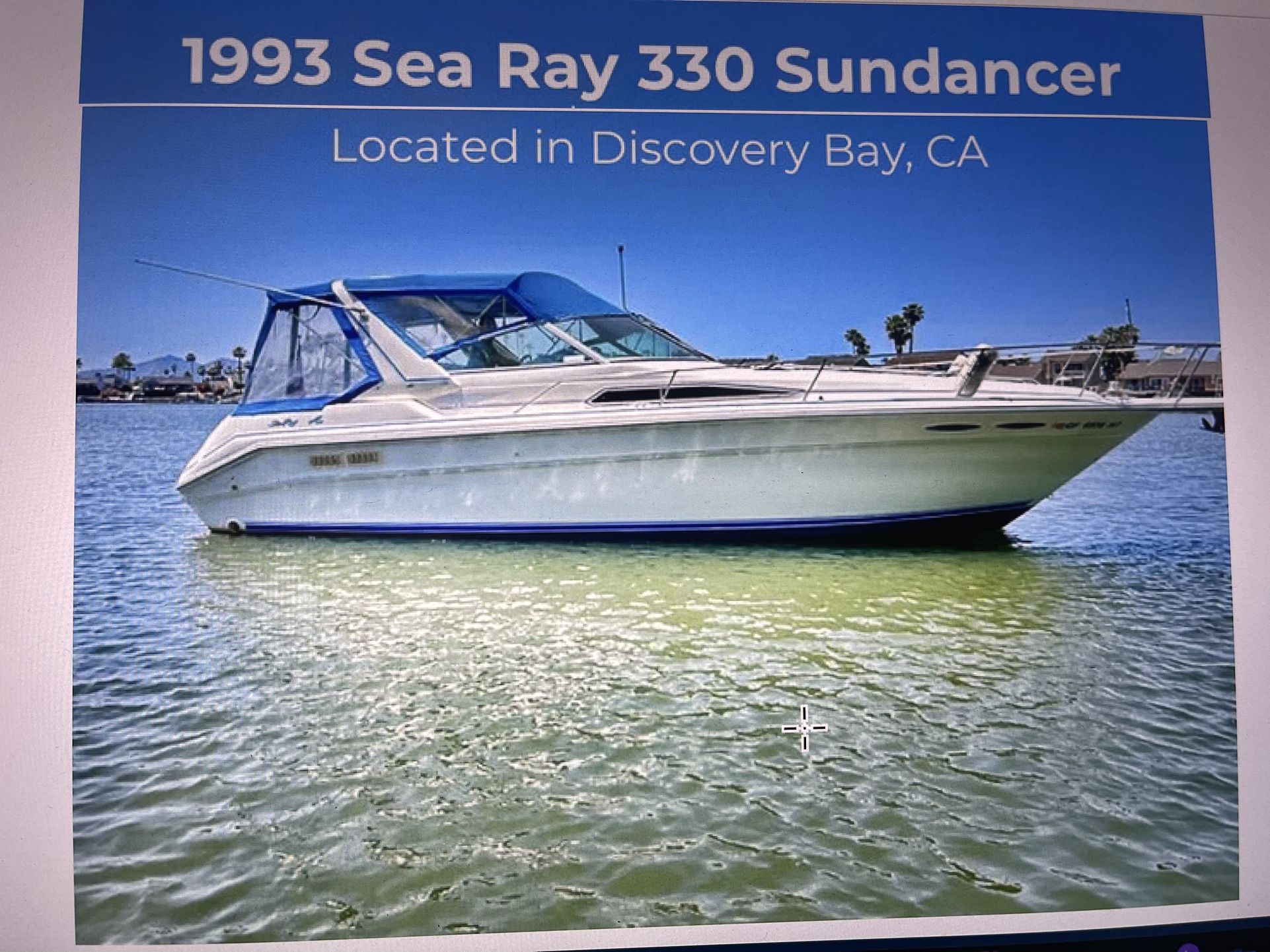 1993 Searay Express Cruiser 330