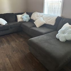 Brown Sectional Sofa 