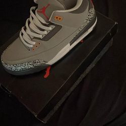 Cool Greys 3s (Size 8.5)