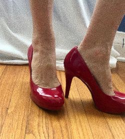 Red valentine Platform women’s heels