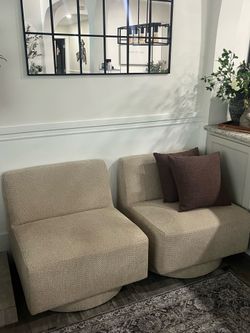 2 piece swivel chairs