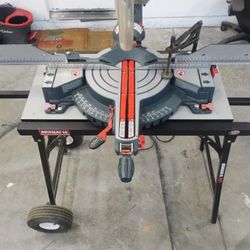 Bosch Compound Miter Saw With Rousseau Stand