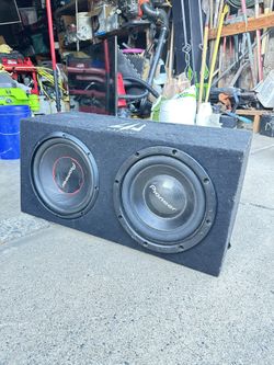 2 12 inch subs / with box 