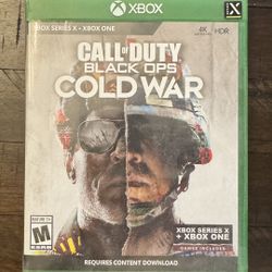 Xbox One/ Xbox X Game - Call of Duty Black Ops: Cold War