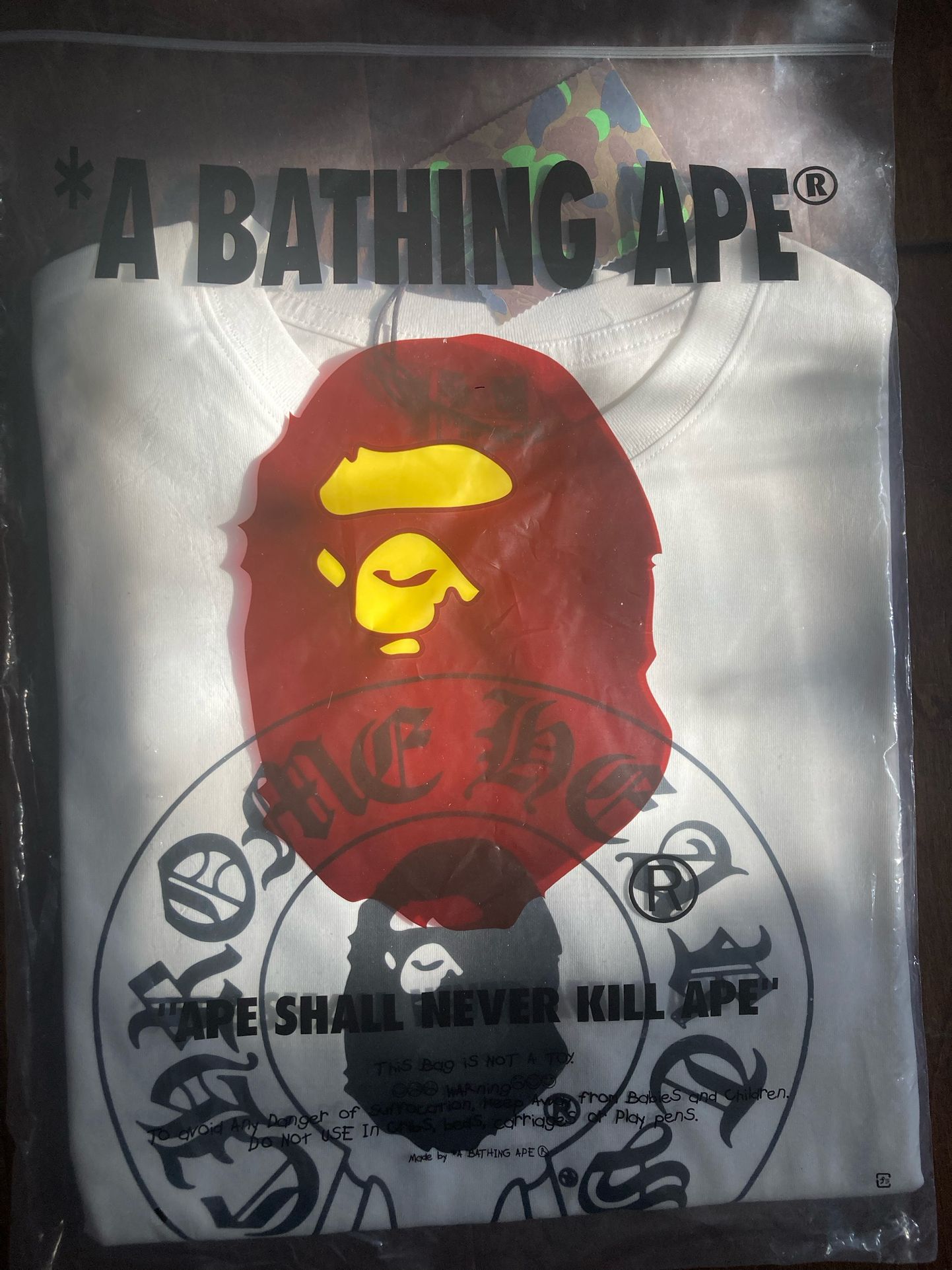 Chrome Hearts X Bape - White