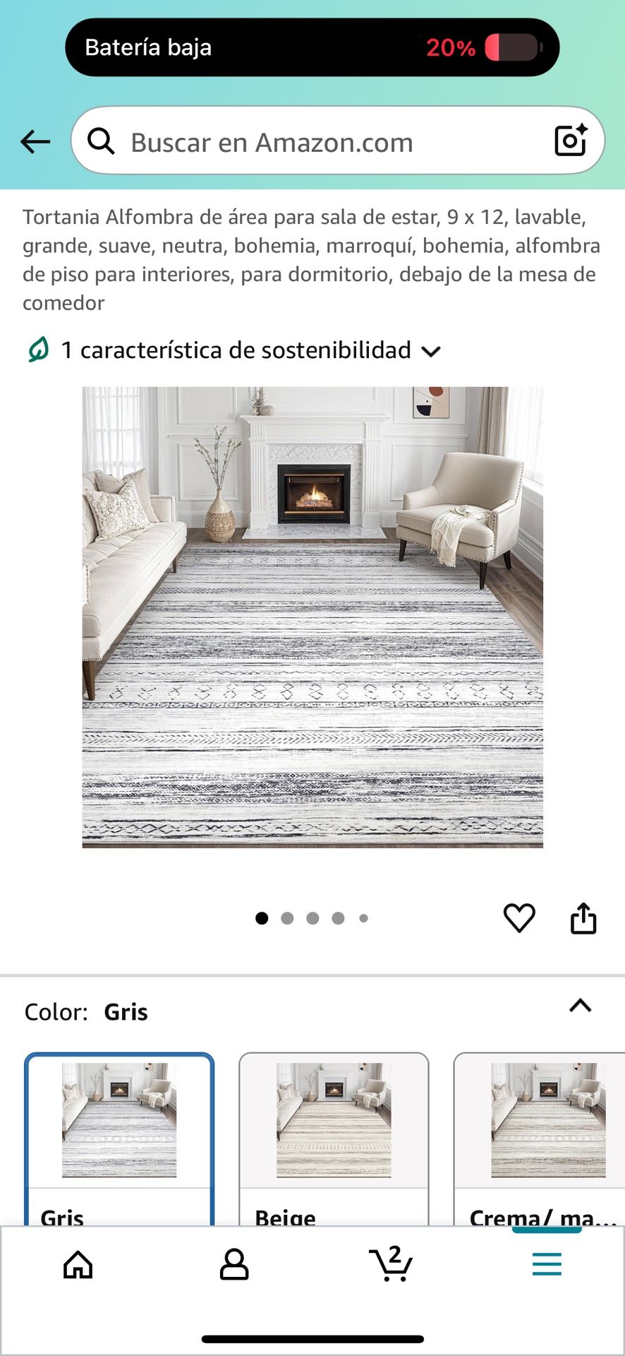 9x12 Boho Style Area Rug