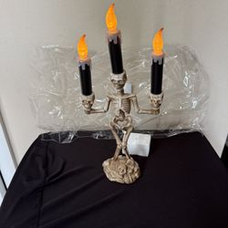 Halloween Lighted Candelabra 15”