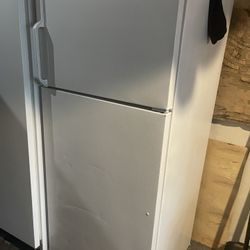 White refrigerator works great I sell them all the time