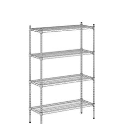🔥 HEAVY DUTY METAL STORAGE SHELF – LIKE NEW 🔥