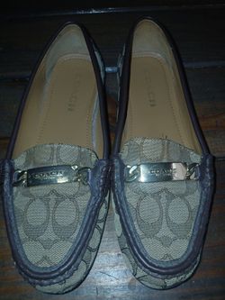 Coach Signature Loafers women's 8