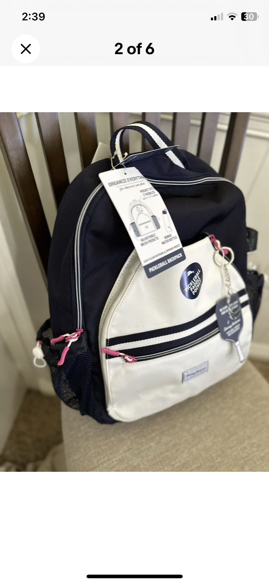 luxe & willow, Bags, Nwt Luxe Willow Sling Sports Backpack For Pickleball