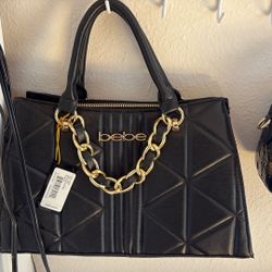 Bebe Black Purse With Tags