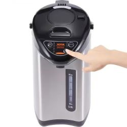 Hot Water Dispenser, Adjustable 4 Temperatures Water Boiler and Warmer, 304 Stainless Steel Countertop Water Heater, 3-Way Dispense for Tea, Coffee an