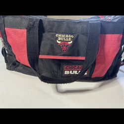 Vintage Chicago Bulls 1980's Gym/Duffel Bag NBA Licensed A.N.G. Authentic Sport