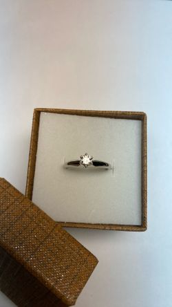 White Gold Diamond Solitaire