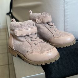 Dusky Pink Boots For Girls