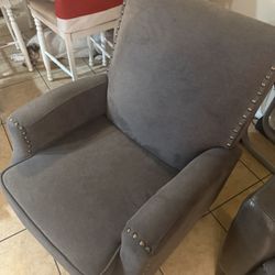 Grey Arm Chair 