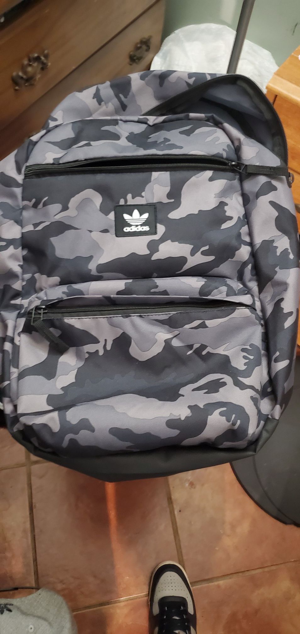 Adidas camo backpack