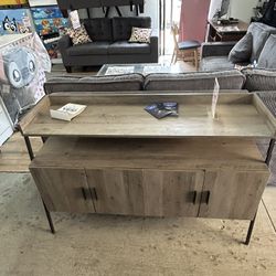 Media Center Tv Stand Console 