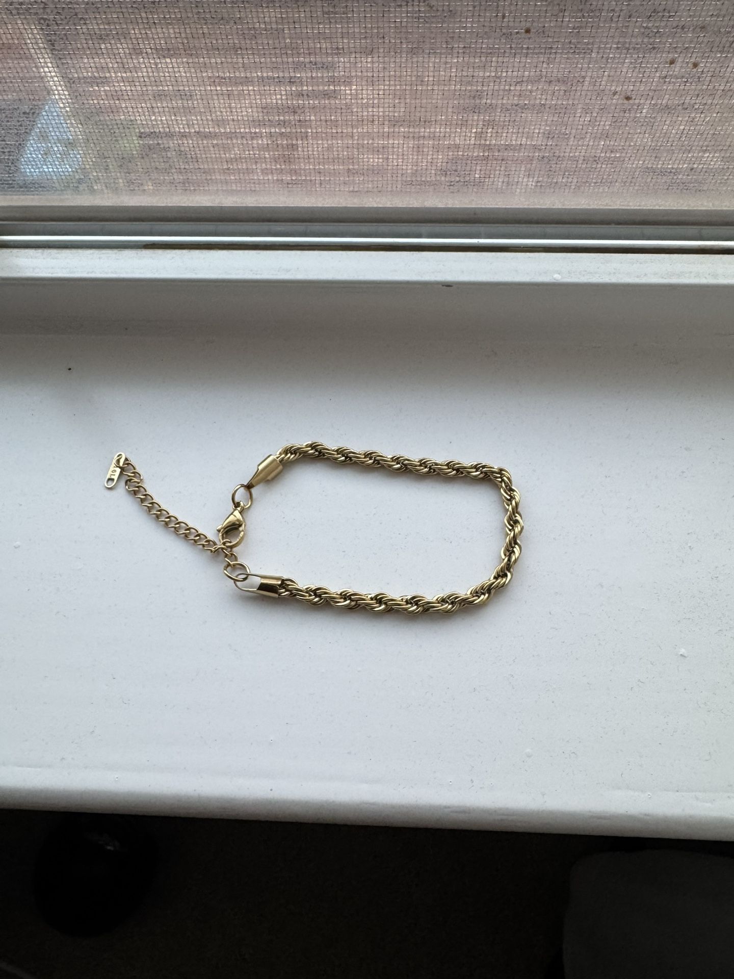Gold Plated Stainless Steel Bracelet