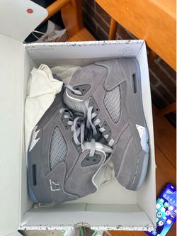 Jordan 5 Wolf grey size 9.5
