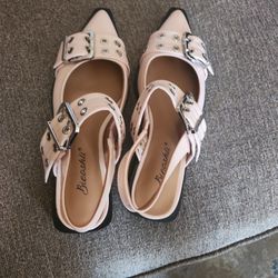 Pink Patent Leather Flats