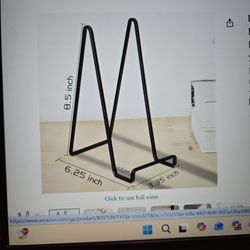 Picture Display Easel - Black Metal 4-pack