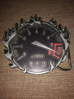 Hot Rod Odometer Belt Buckle