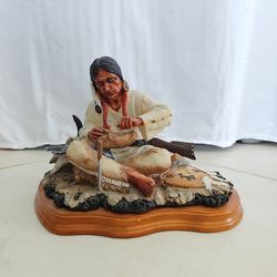 Native American Indian figure.